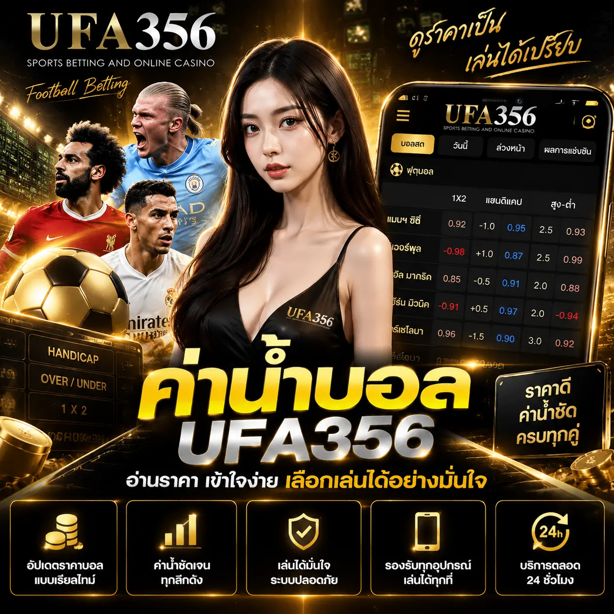 ค่าน้ำบอล UFA356