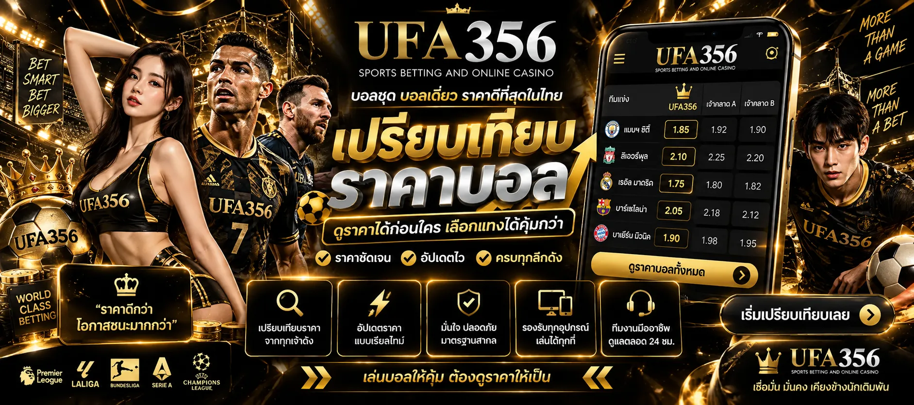 ราคาบอล UFA356